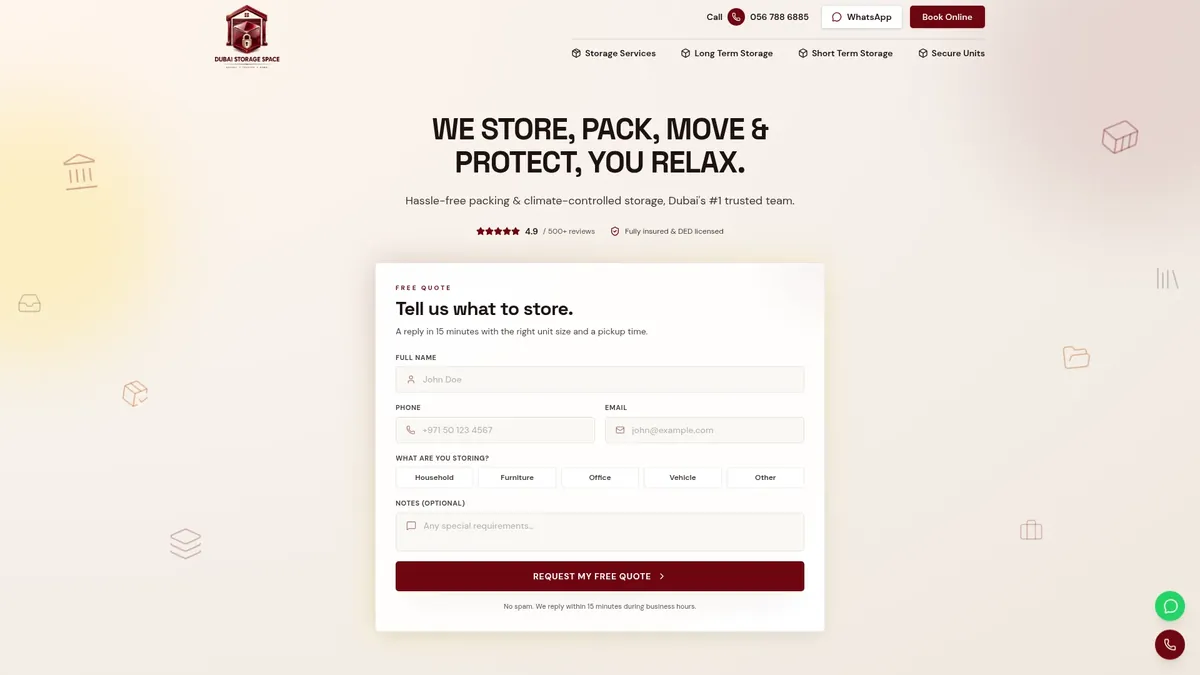 Storage Space Dubai